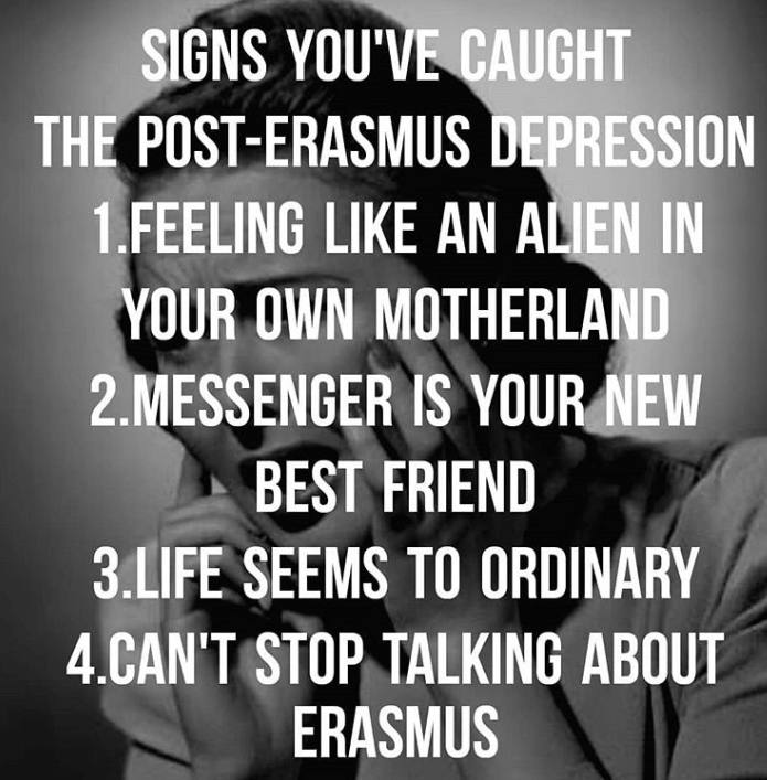 erasmus meme about depression