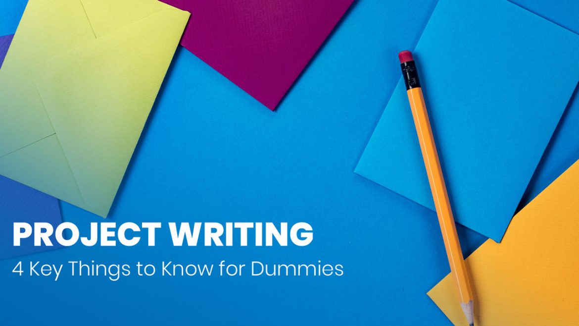 Project writing for dummies cover image